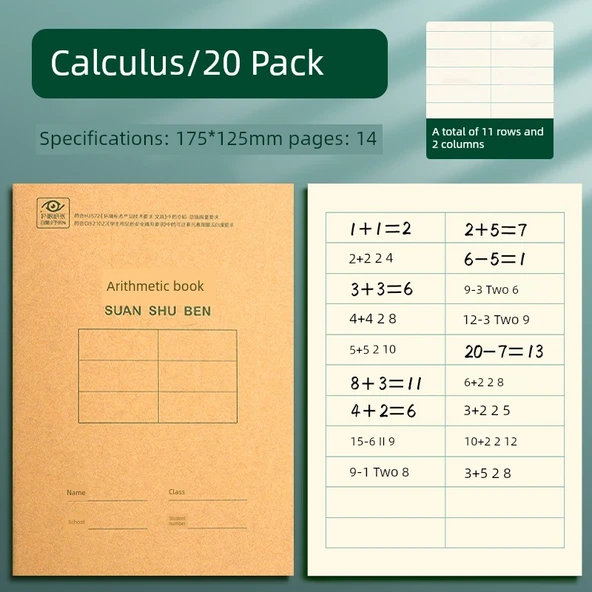 Deli 1-2. Sınıf Matematik Çalışma Kitabı (Model 1)
