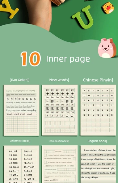 Deli 1-2. Sınıf Yeni Karakterler + Pinyin - 8