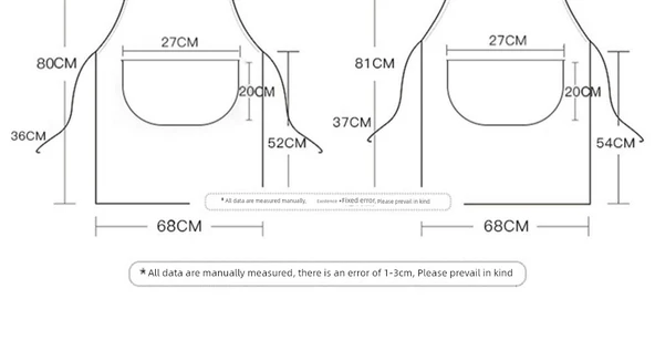 Su Geçirmez Ayarlanabilir Boyundan Askılı Önlük - Mavi Geyik - Resim 9