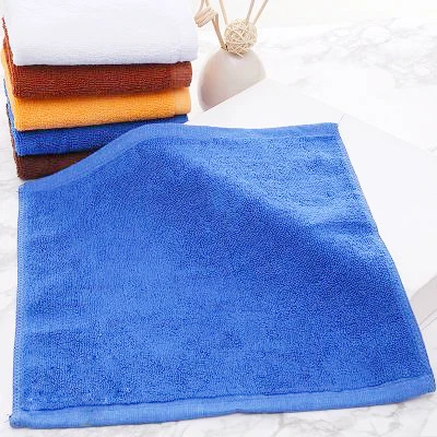 Otel Tipi %100 Pamuk 30x30 cm Kare El Havlusu - Kahverengi 40g (Model 1) - 2