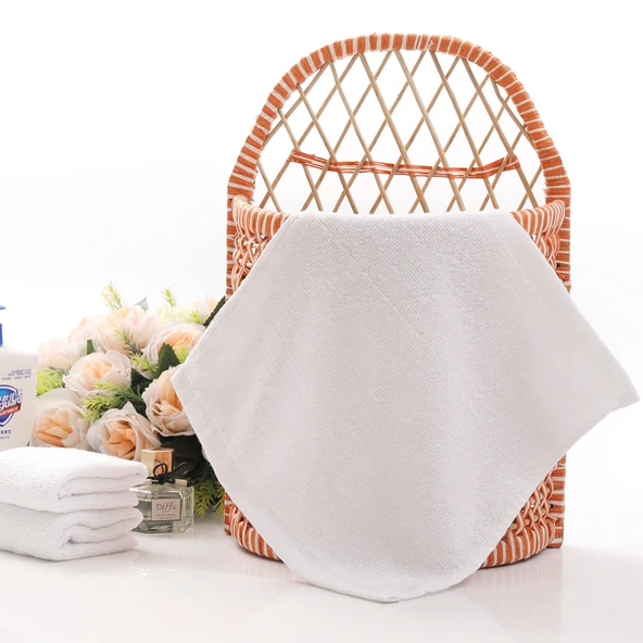 Otel Tipi %100 Pamuk 30x30 cm Kare El Havlusu - Kraliyet Mavisi 50g (Model 2) - 7
