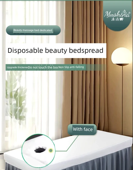 Tek Kullanımlık Yatak Örtüsü - Standart 20g SMS - 100x190 cm Yatak için / 100 Adet - 10