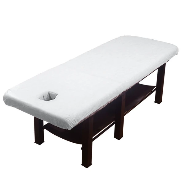 Tek Kullanımlık Yatak Örtüsü - Kalınlaştırılmış 25g SMS - 60x190 cm Yatak için / 100 Adet - 4