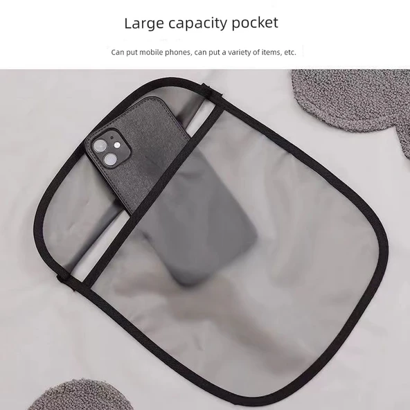 TPU Şeffaf Su Geçirmez Mutfak Önlüğü - Şerit [Busy Cute] 75cm - Cepsiz - 2 Adet - 6