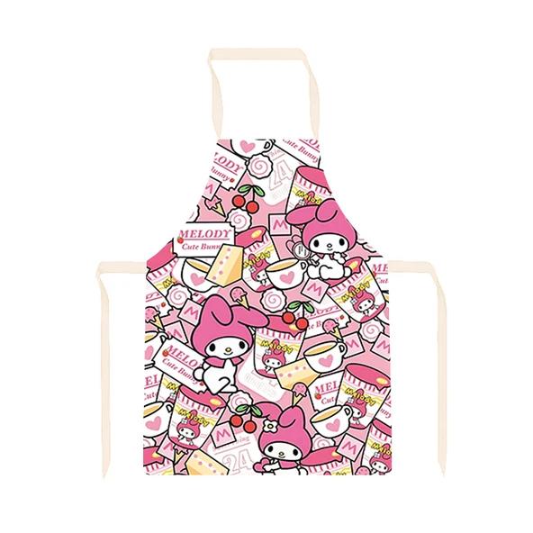 Sanrio Büyük Meng Yıldızı 07 Desenli Çocuk Önlüğü - 65x75cm - Kalın Pamuklu