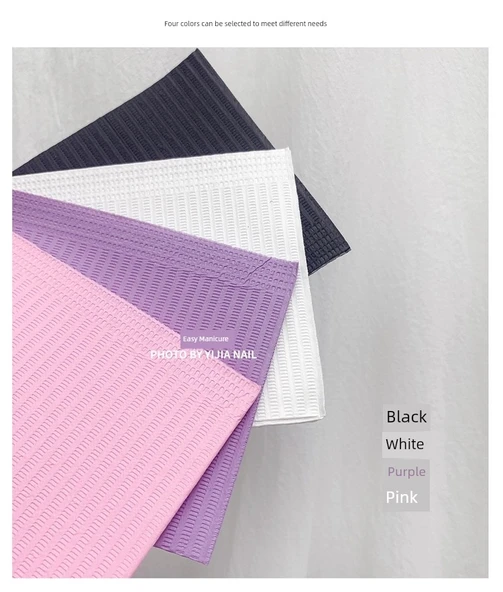Japon Stili Nail Art Masa Örtüsü - Mor Tek Kullanımlık (125 Adet) - Resim 9