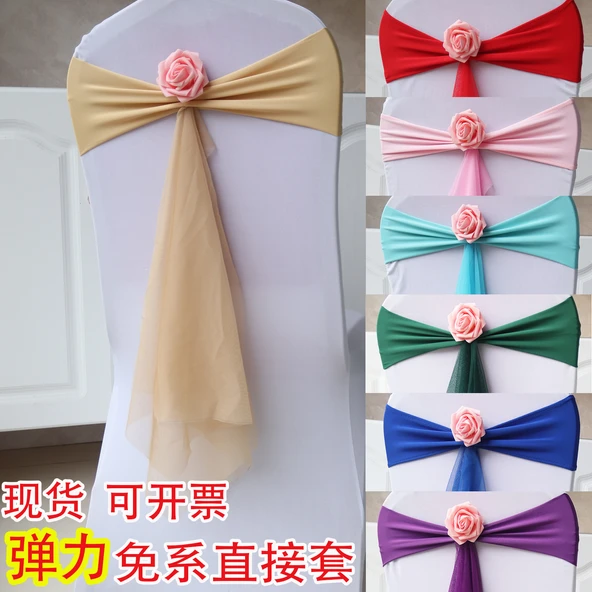 Açık Pembe Dekoratif Kurdeleli Sandalye Fiyonku (Kıvrımsız Şerit) - Resim 2