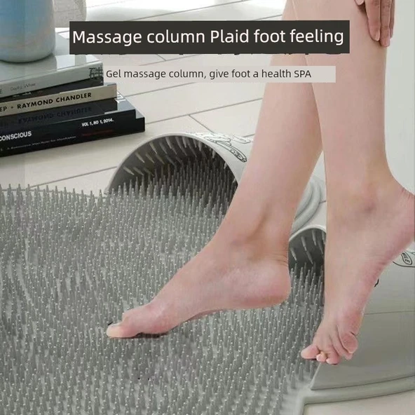 Banyo Ayak Ovma ve Masaj Pedi - Gri 2 + Pembe 1 - 3