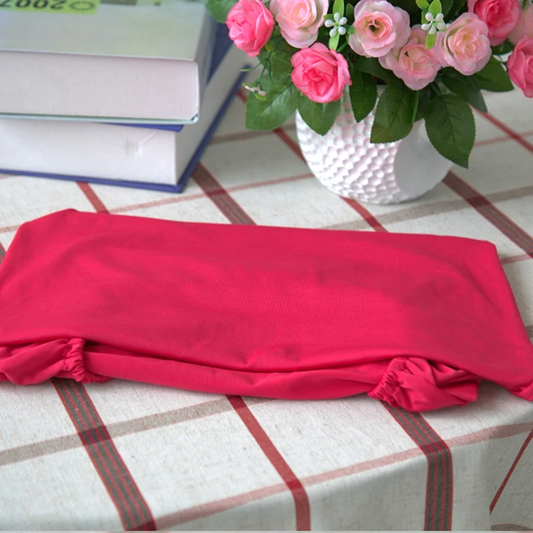 Streç Otel Banket Arkası Yemek Sandalyesi Kılıfı - Kırmızı - Resim 6