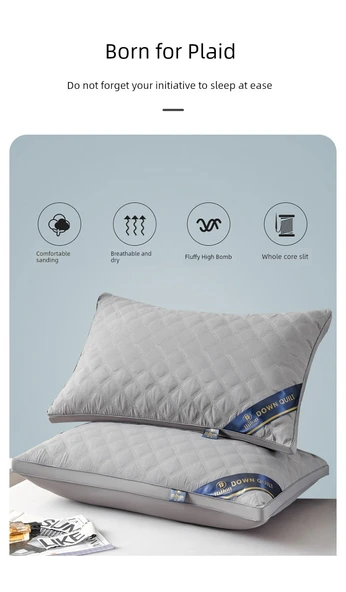 Çift Taraflı Üç Çizgili Beyaz Yastık + Yastık Kılıfı (Model 2) - 7