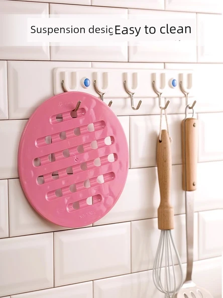 Isıya Dayanıklı Küçük Servis Altlığı - Pembe - 15.5cm (2 Adet) - 6