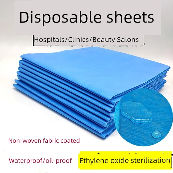 Su Geçirmez Kalın Yatak Örtüsü - 100x200cm Beyaz - 10 Adet - Resim 6