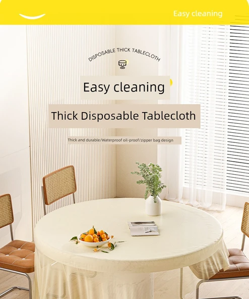 Tek Kullanımlık Masa Örtüsü - Sıcak Sarı Ekstra Büyük 2m x 2m (24 Adet, 2 Paket) - 8