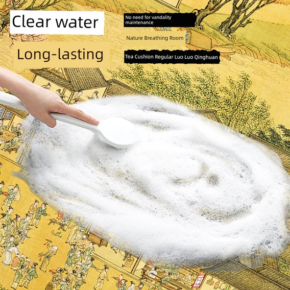 Diyatomlu Çamur Çay Matı - Zhang Zeduan-Qingming Shanghe Tu (Yasak Şehir Versiyonu) A - 30cm x 120cm - 5