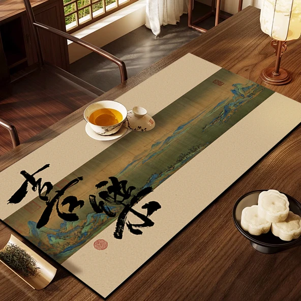 Çay Matı - At ease-NA-12282 - 40x60cm - Çay Lekelerine Dayanıklı