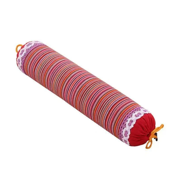 Silindir Boyun Yastığı - Mor 8cm (Sinameki Dolgulu) - 6