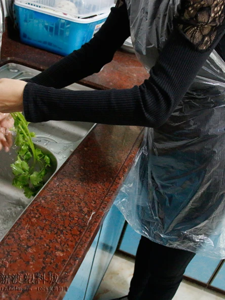 Tek Kullanımlık Plastik Önlük - 100 Adet - Çocuk - 3