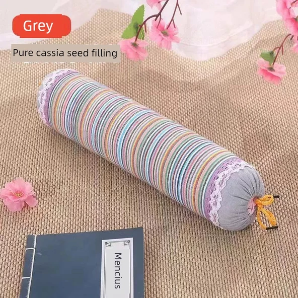 Silindir Boyun Yastığı - Gri 10cm