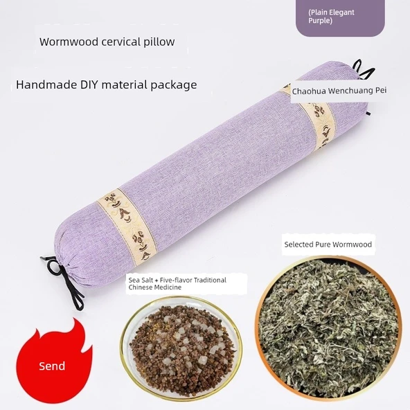 Argy Pelin Otu Ketsumeishi Boyun Yastığı DIY Malzeme Paketi - Sade ve Şık Mor