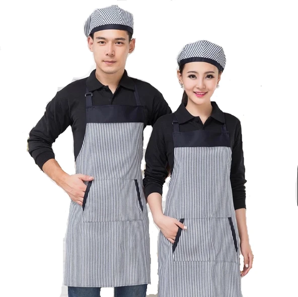 Tam Boy Mutfak Önlüğü - Kahve - Resim 6