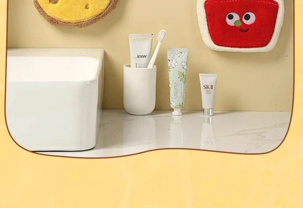 Sevimli Çizgi Film Desenli Mutfak Havlusu - Donut Desenli - Resim 8