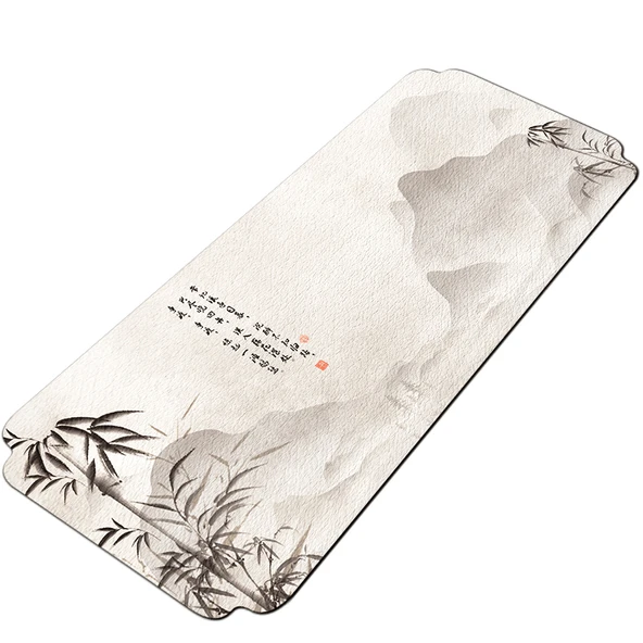 Çin Tarzı Yixing Kil Çaydanlık Altlığı - Qingming Festivali Kenarı - 60cm x 27cm - 6