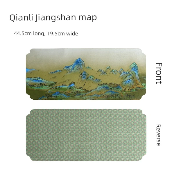 Çift Taraflı Su Emici Isı Yalıtımlı Kumaş Bardak Altlığı - Qianli Jiangshan A