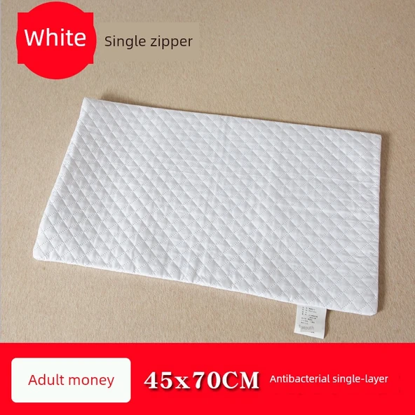 Karabuğday Kabuğu Yastık Kılıfı - Beyaz Antibakteriyel Tek Katmanlı 45x70 A