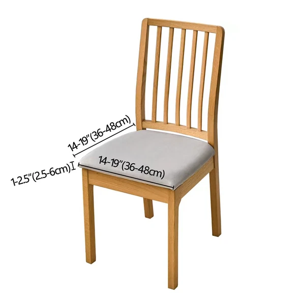 Su Geçirmez PU Deri Sandalye Kılıfı - Kahverengi - Ekstra Büyük (50-58cm) - 10