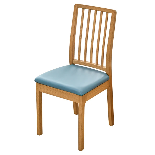 Su Geçirmez PU Deri Sandalye Kılıfı - Turuncu - Büyük (45-50cm) - 6