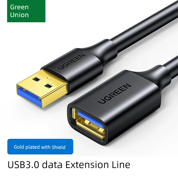 USB 3.0 Uzatma Kablosu - 3 Metre - Siyah