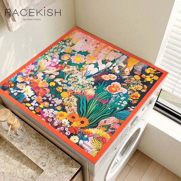 Diyatomlu Çamur Emici Masa Matı - Fanhua Yu Jin Desenli - 60x60cm - Resim 2