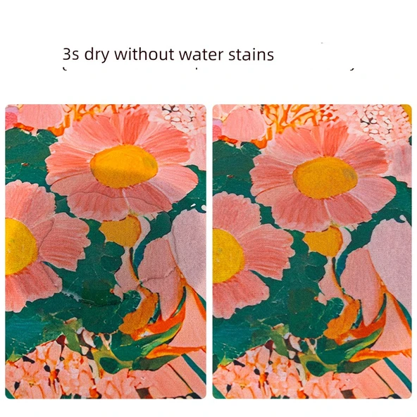 Diyatomlu Çamur Emici Masa Matı - Fanhua Yu Jin Desenli - 60x60cm - Resim 10