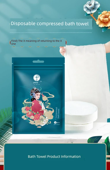 Katlanabilir Banyo Havlusu - 5 - 70x140cm - 7