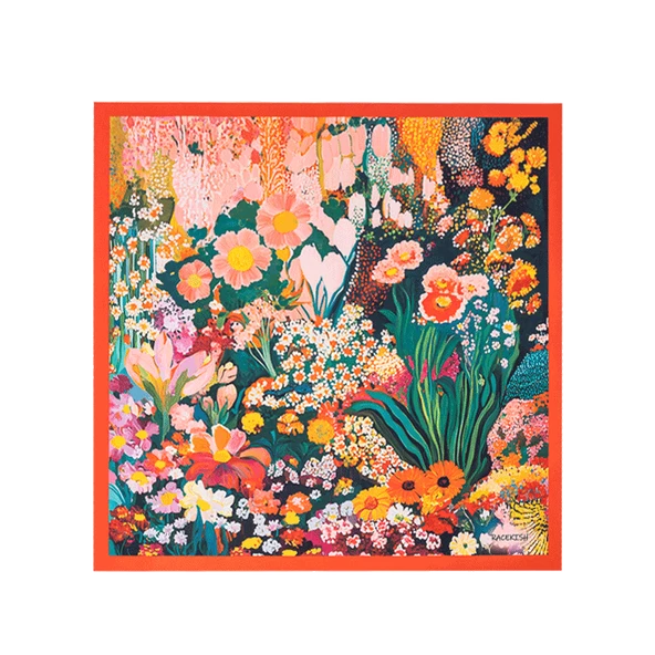 Diyatomlu Çamur Emici Masa Matı - Fanhua Yu Jin Desenli - 60x60cm - Resim 6