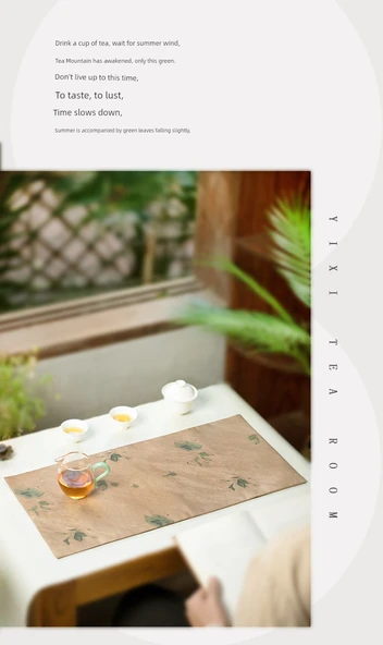 Tencel Karışımlı Çay Matı - [Yaz] Çay Matı - 9
