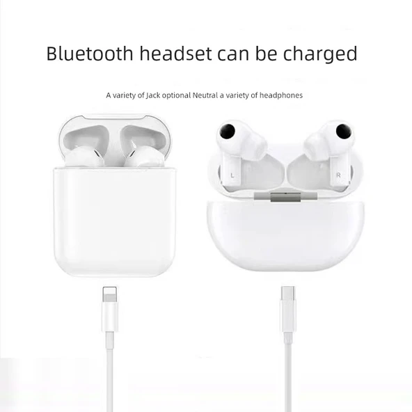 AirPods 1/2/3/Pro 1 Uyumlu 1m PD Şarj Kablosu - 4