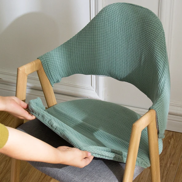 A Tipi Elastik Sandalye Kılıfı - Koyu Mavi - 3