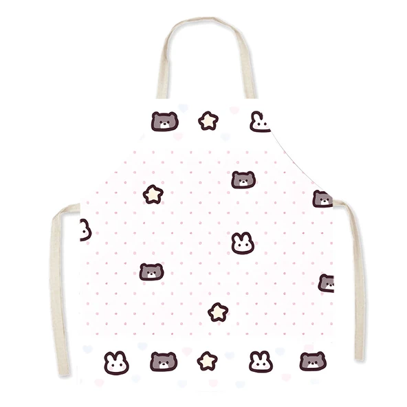 Hello Kitty Desenli Çocuk Önlüğü - KT Kedi 7 - 45x56cm - Pamuklu Keten - 6