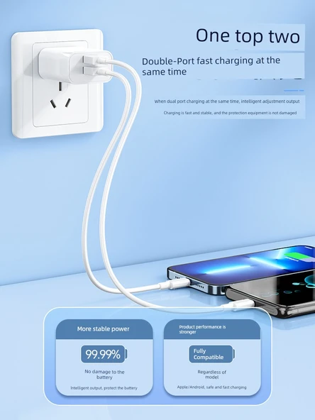 Tek Port USB Şarj Aleti 5V2A - Beyaz - 4