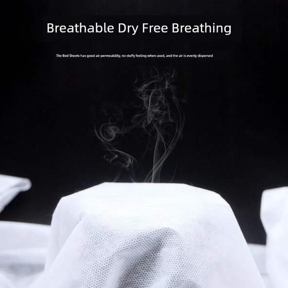 Tek Kullanımlık Masaj Yatağı Örtüsü - 85-90x190cm Yatak, Hava Geçirgen Açıklıklı (20 Adet) - Resim 3