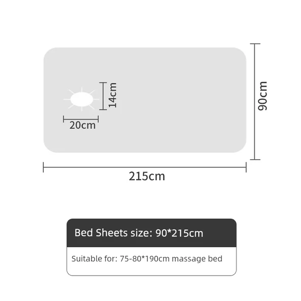 Tek Kullanımlık Masaj Yatağı Örtüsü - 75-80x190cm Yatak, Hava Geçirgen Açıklıklı (20 Adet)