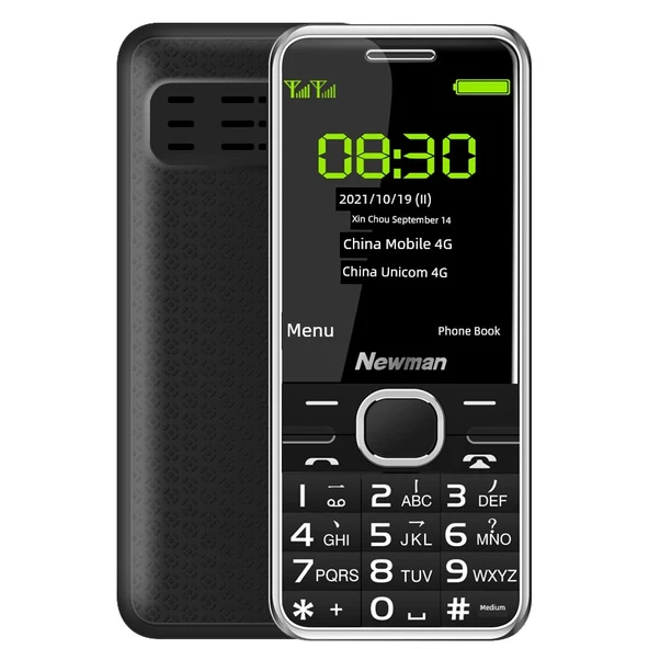4G Netcom Özellikli Telefon - Siyah - 512MB - Üçlü Paket