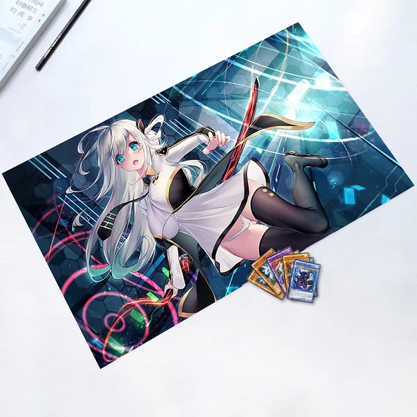 Yu-Gi-Oh Oyun Kartı Padı - Flash Dao Ji Er - 35x60cm