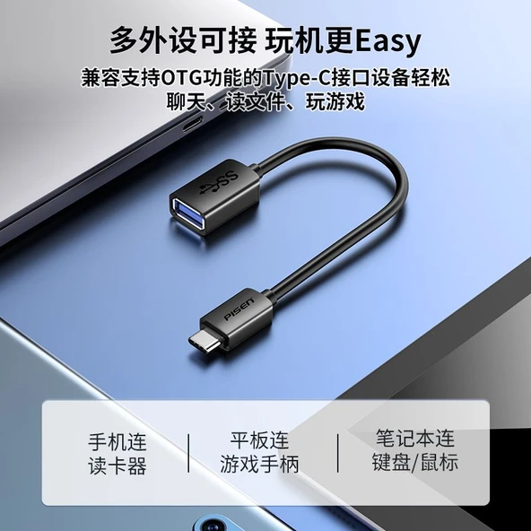 USB 3.0 - Type-C OTG Data Kablosu - 15cm