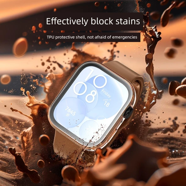 Huawei Fit3 TPU Tam Kaplama Koruyucu Kılıf - Pembe - 3