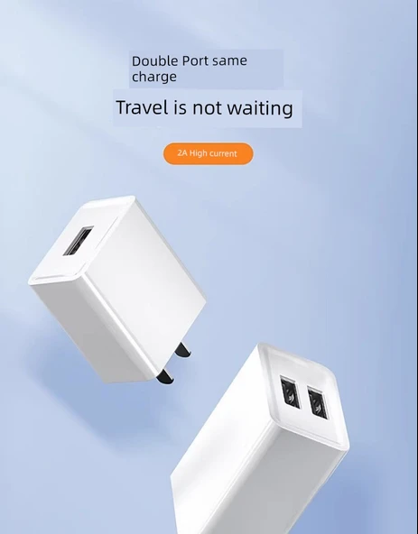 Tek Port USB Şarj Aleti 5V2A - Beyaz - 6