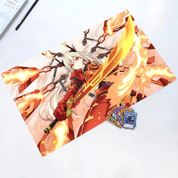 Yu-Gi-Oh Oyun Kartı Padı - Flash Dao Ji San - 35x60cm