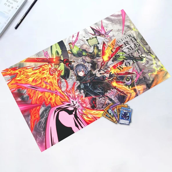 Yu-Gi-Oh Oyun Kartı Padı - Flash Dao Ji Si - 35x60cm