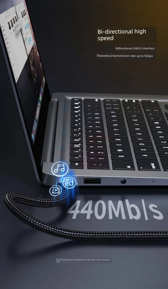 Çift Başlıklı USB 3.0 Data Kablosu - 3 Metre, 2.0 Standart - 10